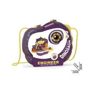 Kit de réparation de sac à bandoulière dinosaure DIY 27 pièces, jouet éducatif pour enfants, jeu de rôle d'ingénieur de maintenance, cadeau éducatif - Product Image 4