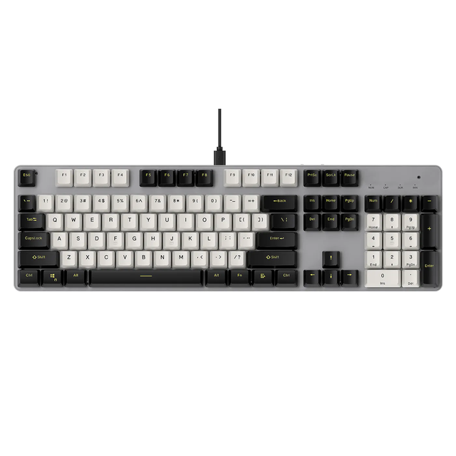 104 Keys Custom Spanish Arabic Red Switch Professional Ergonomic Gamer Computer Office Gaming Mechanical Keyboard