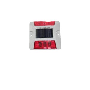 Hankun Solar Aluminium Road Stud Light HK-JD132 IP65 LED Ground Mount Traffic Warning - Product Image 3