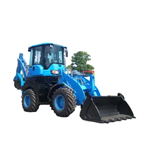 Chinese small cheap price machine backhoe wheel loader rear digger front loader for sale
