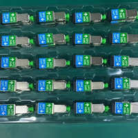 Adaptador Monomodo Tiancheng FTTH de Fibra Óptica SC APC Macho a SC UPC Hembra, Atenuador de 0.3dB, Cerámica+Metal, Pérdida de Retorno de 60dB, 1000