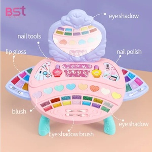 Jeu de jouets de <span class=keywords><strong>maquillage</strong></span> BST coiffeuse de <span class=keywords><strong>maquillage</strong></span> pour enfants, jouets de <span class=keywords><strong>maquillage</strong></span> Table de <span class=keywords><strong>maquillage</strong></span> scintillante pour enfants de rêve pour filles - Product Image 2