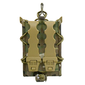 กระเป๋าใส่แม็กกาซีนแบบยุทธวิธี GAF Double 1000D ไนลอน Molle ขยายได้ ลาย Multicam ไม่มีสายรัด สำหรับแม็กกาซีนขนาด 9 มม. ใช้ได้กับเสื้อเกราะ - Product Image 3