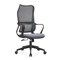 Chaise de bureau ergonomique tout-en-un avec appui-tête en maille 2206 pour le bureau à domicile, vente en gros d'usine de meubles