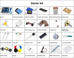 OKY1013-7 STEM <b>Educational</b> Electronic Starter <b>Kit</b> with Breadboard Components Tutorial for Students Hobbyists and Engineers - Product Image 2