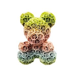 Ours en peluche rose personnalisable, cadeau éternel pour la Saint-Valentin et la fête des mères, services de prototypage rapide - Product Image 1