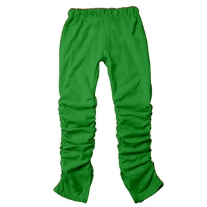 Pantalones de Niña con Diseño Nuevo 2021, Pantalones Casuales de Color Caramelo, Leggings con Pliegues - Product Image 2