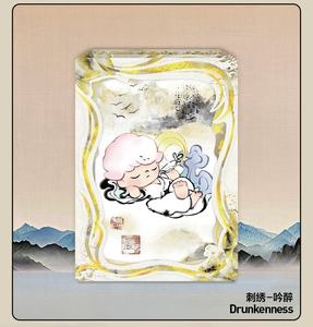 100% Original POMART Bolha Mart DIMOO Um Vento Lua Série Art Collection Card Tendência Blind Box Periferia - Product Image 4