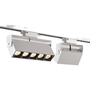 Projecteur LED sur rail à grille, prix usine de gros, éclairage réglable, carré, 15W, 3500K, blanc chaud, 1500lm, dimmable, garantie 3 ans - Product Image 1
