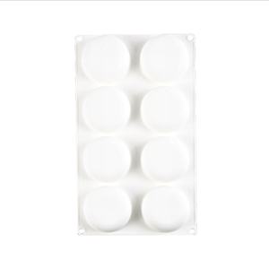 Akoko 8 Semi-Bolvormige Truffelmousse Cake Siliconen Mal, Kokos Frans Gebak Kleine Varkenskop Bakvorm - Product Image 4