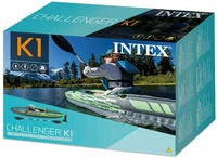 Intex 68305 Challenger K1 Gonflable Kayak Kit Avec Rame Et Pompe À La Dérive Radeau Canot Canot Radeau