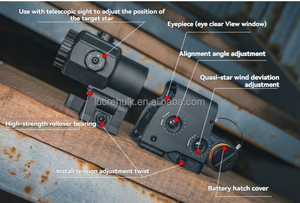 558+G45 Red Green Dot Holographic <strong>Scope</strong> Hunting Reflex Sights 558 Red Dot Sight - Product Image 4