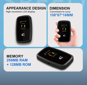 JIMI 3900mAh 便携式 WiFi 路由器移动热点 300mbps 最大速度 LAN数据速率解锁 LTE 办公室防火墙 袖珍型 MIFI - Product Image 5