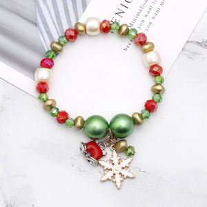 Nouveau Bracelet de Noël Père Noël Bonhomme de Neige Thème Bonbons, Conception Artisanale en Alliage Perlé, Meilleure Vente, Souvenir Touristique Européen de Yiwu - Product Image 4