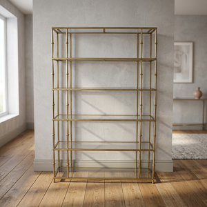 Étagère modulaire industrielle vintage en fer et métal, écologique et durable, 6 étagères, autoportante, pour la maison, le bureau, le salon - Product Image 2