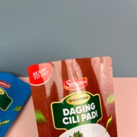 Sachets en plastique RCPP en aluminium pur à 121 degrés pour l'emballage alimentaire, emballage de riz prêt à manger, emballage de saucisses, sacs de qualité alimentaire
