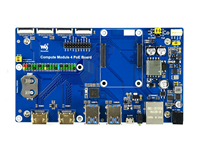 Module de calcul Raspberry Pi 4 Carte de base PoE Base POE Gigabit ETH 40Pin GPIO USB3.0 MIPI HDMl CSI RTC Fan Header 5/12V