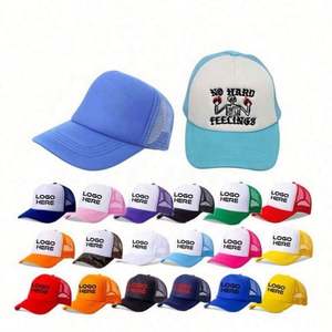 Fast Delivery Promotional Gifts Blank <b>Navy</b> <b>Blue</b> Trucker <b>Hat</b> for Sports Events - Product Image 1