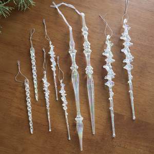 Hangende Heldere Acryl Kerstboom Ijspegel Opknoping Ornamenten Kerst Ijspegel Ornamenten Voor Kerstboom Decoraties Kerstmis Winter - Product Image 3