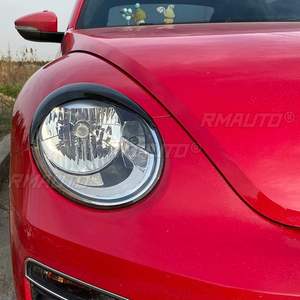 Autocollants de recouvrement en ABS pour phares de voiture, type sourcils, pour VW Beetle 2012 2013 2014 2015 2016 2017 2018, accessoires de style automobile - Product Image 3