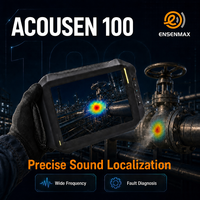 Cámara de Imagen Acústica, Detector de Fugas con Localización de Sonido ENSENMAX ACOUSEN 100, Diagnóstico de Fallas Industriales, Aire Comprimido, IP65
