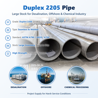 Tuyau en acier sans soudure duplex haute résistance ASTM A790 UNS S32205 pour conduites de fluides industriels corrosifs