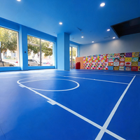 Revêtement de sol sportif en vinyle Runsure Easy Cleaning, garantie 10 ans, idéal pour les surfaces en marbre de stades de pickleball, spécial Philippines