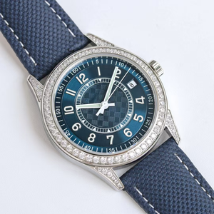 Nouvelle montre chronographe de luxe pour homme 2025, 41 mm, acier inoxydable, bracelet en cuir véritable, verre saphir, résistance à l'eau 30 bars - Product Image 5