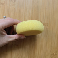 7CM rond poudre éponge brosse pour enfants éducation précoce bricolage Graffiti timbre pour fournitures d'art