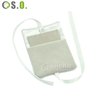 Wholesale Manufacture High-quality Velvet Ribbon <b>Pouch</b> Custom Logo Jewelry Storage Velvet Ribbon <b>Pouch</b> with Pattern - Product Image 3