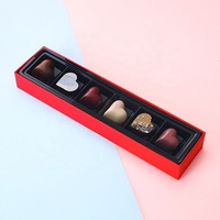 Boîte à coussins pour chocolat couverts, étui à bonbons assorties en pvc pour baguettes de chocolat