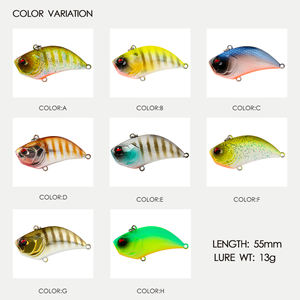 LETOYO LHB034 Raltting VIB Señuelos de Pesca 13g 55mm Hundimiento Plástico Chatter Vibración Señuelo Pesca de agua salada Pesca VIB Señuelo - Product Image 2