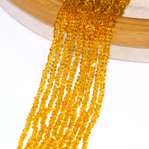 Cuentas de cristal facetadas triangulares de 2/3/4/6mm a la moda para fabricación de joyería DIY pulsera collar pendiente encantos cuentas de semillas de vidrio - Product Image 3