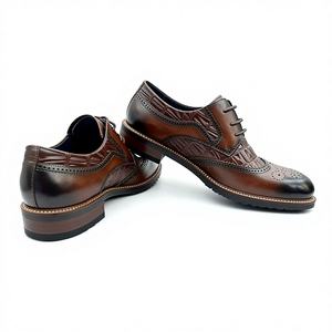 Nuove Scarpe Eleganti Autunnali da Uomo in Pelle di Vacchetta Impermeabili per Affari e Matrimoni - Product Image 4