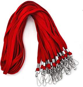 Tube plat de <span class=keywords><strong>cordon</strong></span> de corde d'approvisionnement direct d'usine en gros bon marché <span class=keywords><strong>avec</strong></span> lanière tubulaire de cou de crochet de pivot de J pour le <span class=keywords><strong>porte</strong></span>-<span class=keywords><strong>badge</strong></span> d'identification - Product Image 1