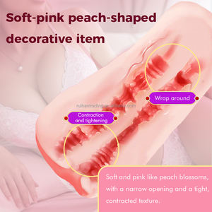 Godet de masturbation vaginal insérable pour hommes, avec moule inversé de <span class=keywords><strong>fesses</strong></span> nues et vagin de poche, doux et respectueux de la peau - Product Image 5