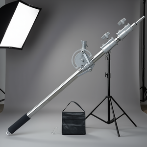 Brazo Ajustable de Acero Inoxidable de 2.58-7.58 Pulgadas para Fotografía, Soporte C con Bolsa de Transporte - Product Image 2