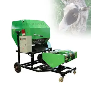 Dairy Farm Use Corn Straw Baling Silage Wrapping Round Hay Baler Machine