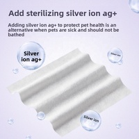 Lingettes nettoyantes parfumées antibactériennes pour animaux de compagnie, 80 lingettes, détachantes et désodorisantes, produits de toilettage pour animaux