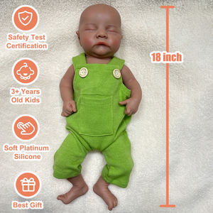 17-дюймовая художественная/Неокрашенная силиконовая игрушка для новорожденных - Product Image 6