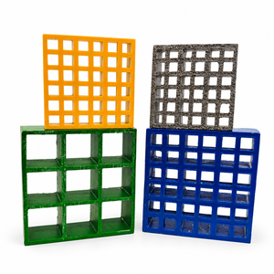 Grille en fibre de verre stabilisée aux UV <span class=keywords><strong>pour</strong></span> quais de bateaux, marinas et passerelles côtières - Service de découpe sur mesure haute résistance - Product Image 1