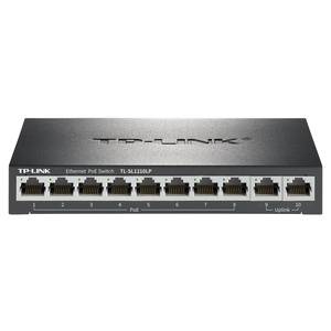 Commutateur PoE <span class=keywords><strong>TP</strong></span>-<span class=keywords><strong>LINK</strong></span> TL-SL1210LP Gigabit Uplink 8 10/100 ports RJ45 base-T Commutateurs d'entreprise avec alimentation PoE - Product Image 3