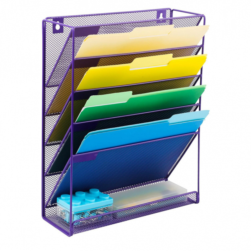 6 capas de color morado oscuro