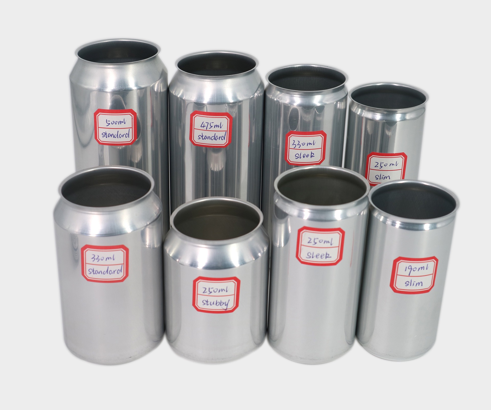 Produsen grosir minuman dapat Custom aluminium bir dapat 250ml 330ml 500ml ml Soda Juiced Tin