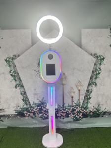 Cabina de Fotos Ovalada para DSLR/iPad con <span class=keywords><strong>Flash</strong></span> y Sombrilla, Cabina de Selfies para DSLR/iPad, Estuche para Cabina de Fotos para Fiestas - Product Image 5