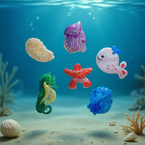 Fermagli per capelli a forma di conchiglia 600 pezzi Ref48283 Accessori per bambini a tema oceano - Product Image 2