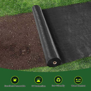 Película de Plástico Negro Biodegradable para Agricultura, para Cultivo de Tomates, Extrusión y Trefilado de Tela PP 70gsm-200gsm <span class=keywords><strong>CHAQ</strong></span> - Product Image 1