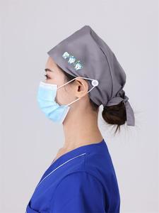 Cappello Chirurgico Unisex Regolabile per Dentisti e Infermieri, Berretto in Cotone per Sala Operatoria e Uso Ospedaliero - Product Image 3