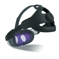 Sangle de tête Elite réglable noire et blanche pour Meta Quest 3, accessoires VR, pour Quest 3S Comfort, réduit la pression sur le casque VR
