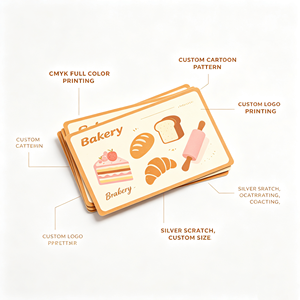 Buoni Gratta e Vinci Personalizzati Bifacciali <span class=keywords><strong>Stampa</strong></span> Offset CMYK per Pizzerie, Panifici e Negozi di Dolci - Product Image 4